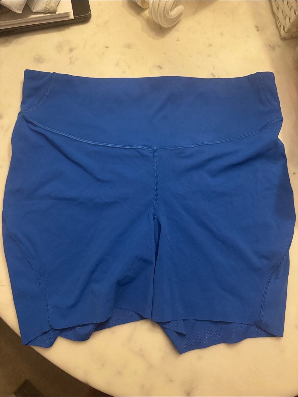 Lululemon Blue Performance Bike Shorts
